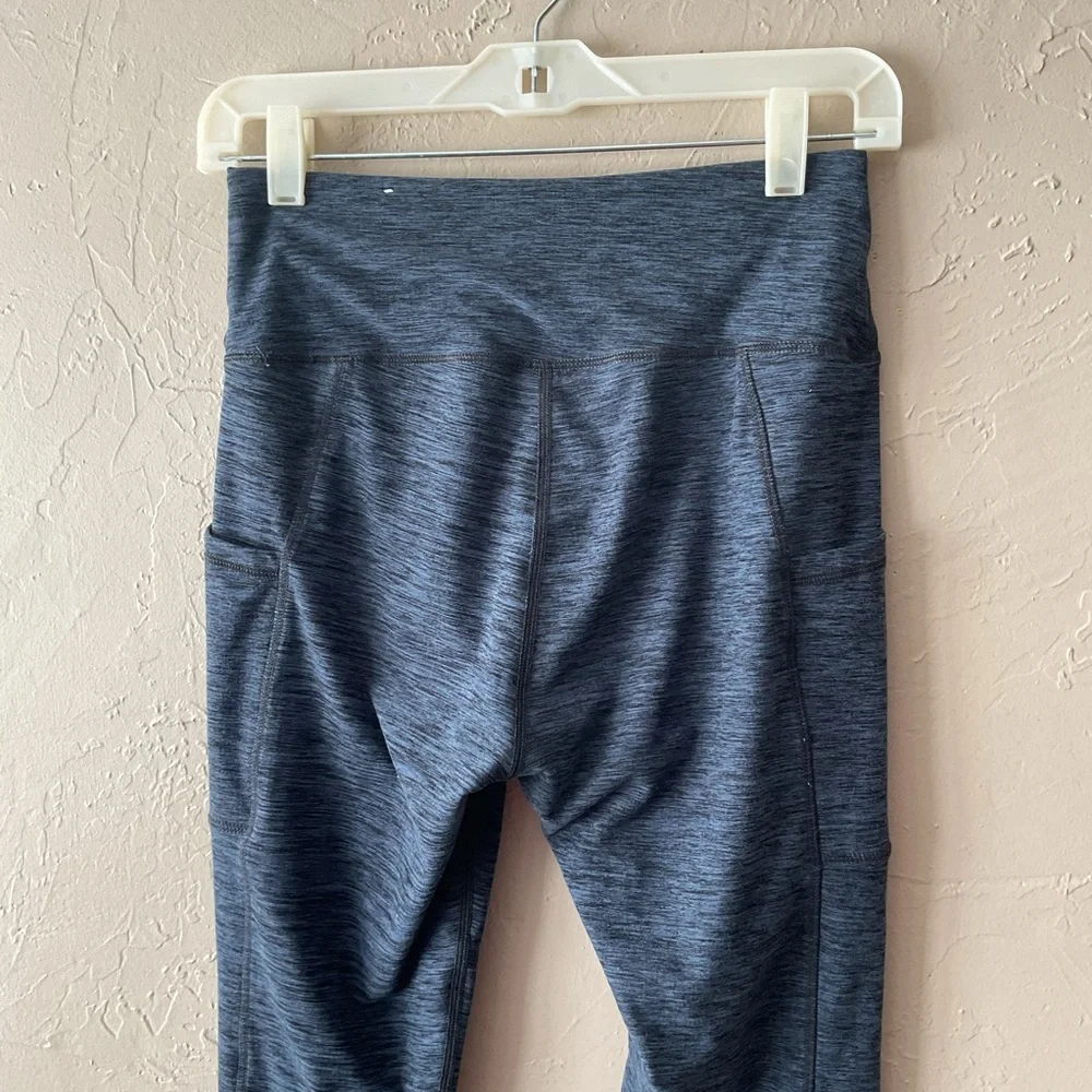 Maurices Blue Leggings with pockets - Picture 6 of 8